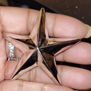 Vintage 925 Star Brooch